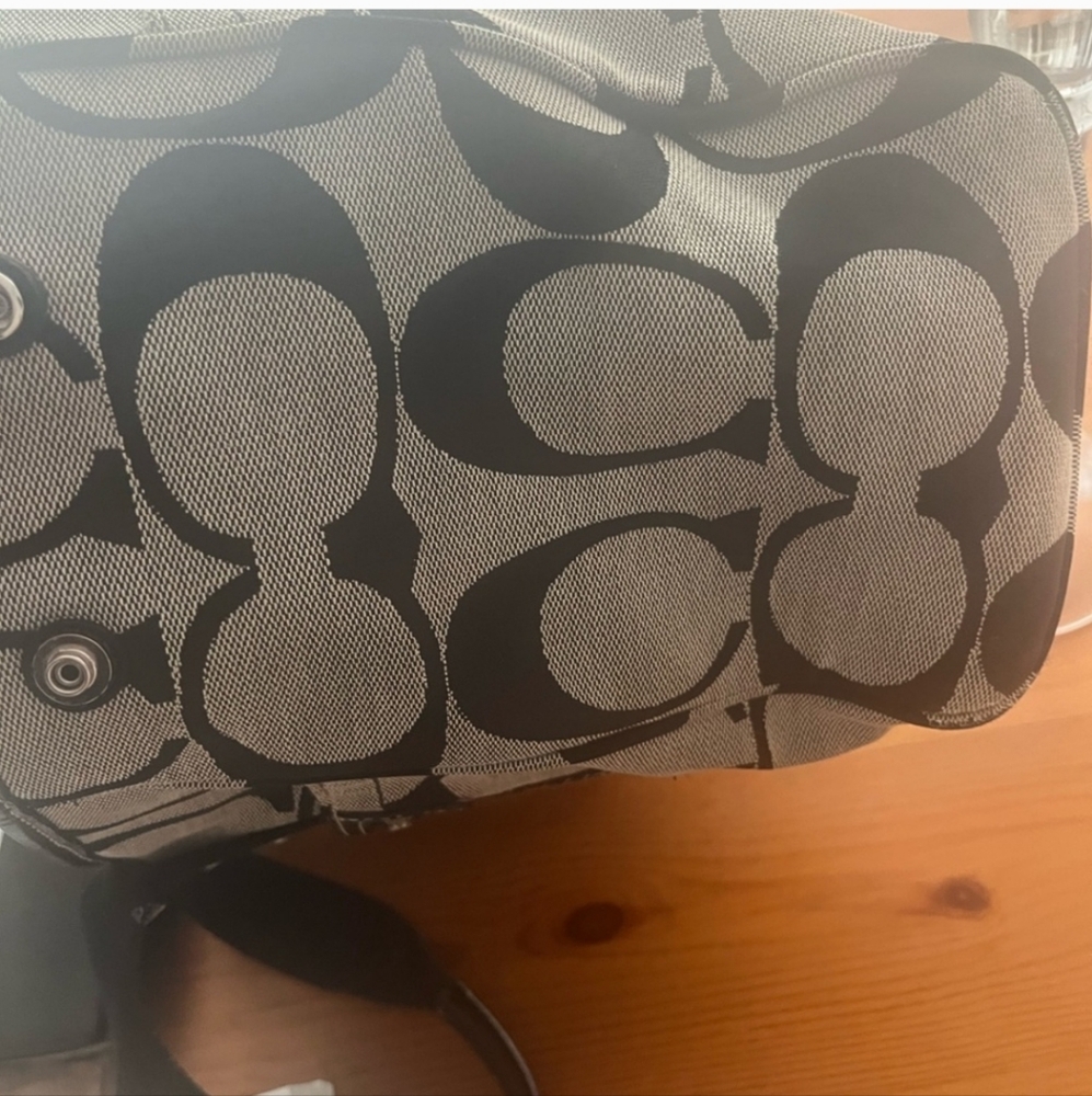 Coach Signature C Canvas Bag...EUC - Picture 6 of 11